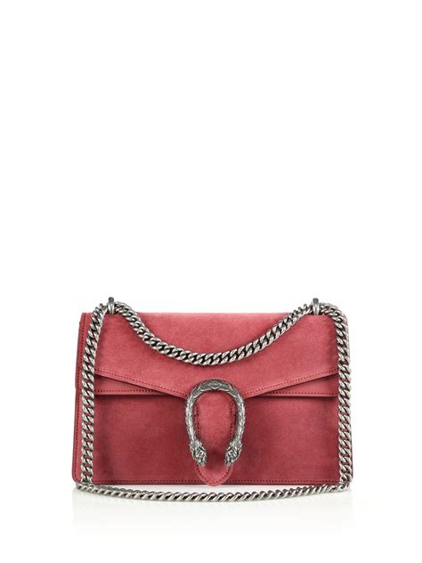 gucci pink suede bag|Gucci shoulder bag dionysus.